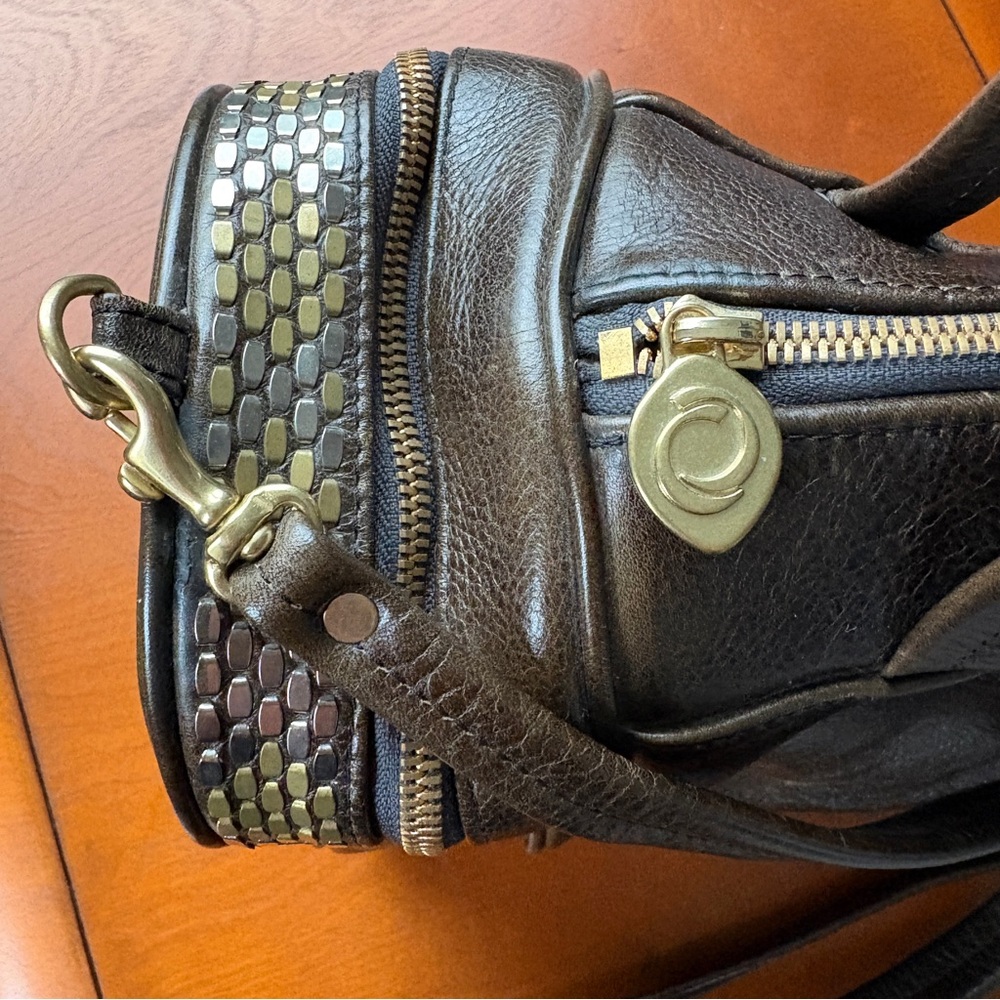 Rare Calleen Cordero Leather Crossbody Convertible Bag